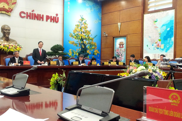 Kết luận của Thủ tướng Chính phủ tại buổi làm việc với Đoàn Chủ tịch Tổng LĐLĐ Việt Nam