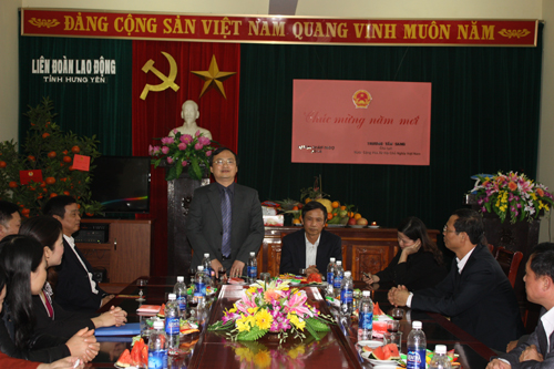 LĐLĐ tỉnh Hưng Yên gặp mặt đầu xuân 2014
