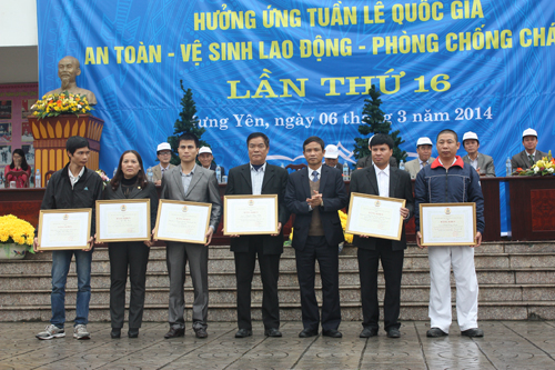 Hưng Yên: Phát động Tuần lễ quốc gia ATVSLĐ-PCCN lần thứ 16