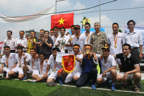 Công đoàn các khu Công nghiệp tỉnh: Chung kết giải bóng đá nam năm 2014