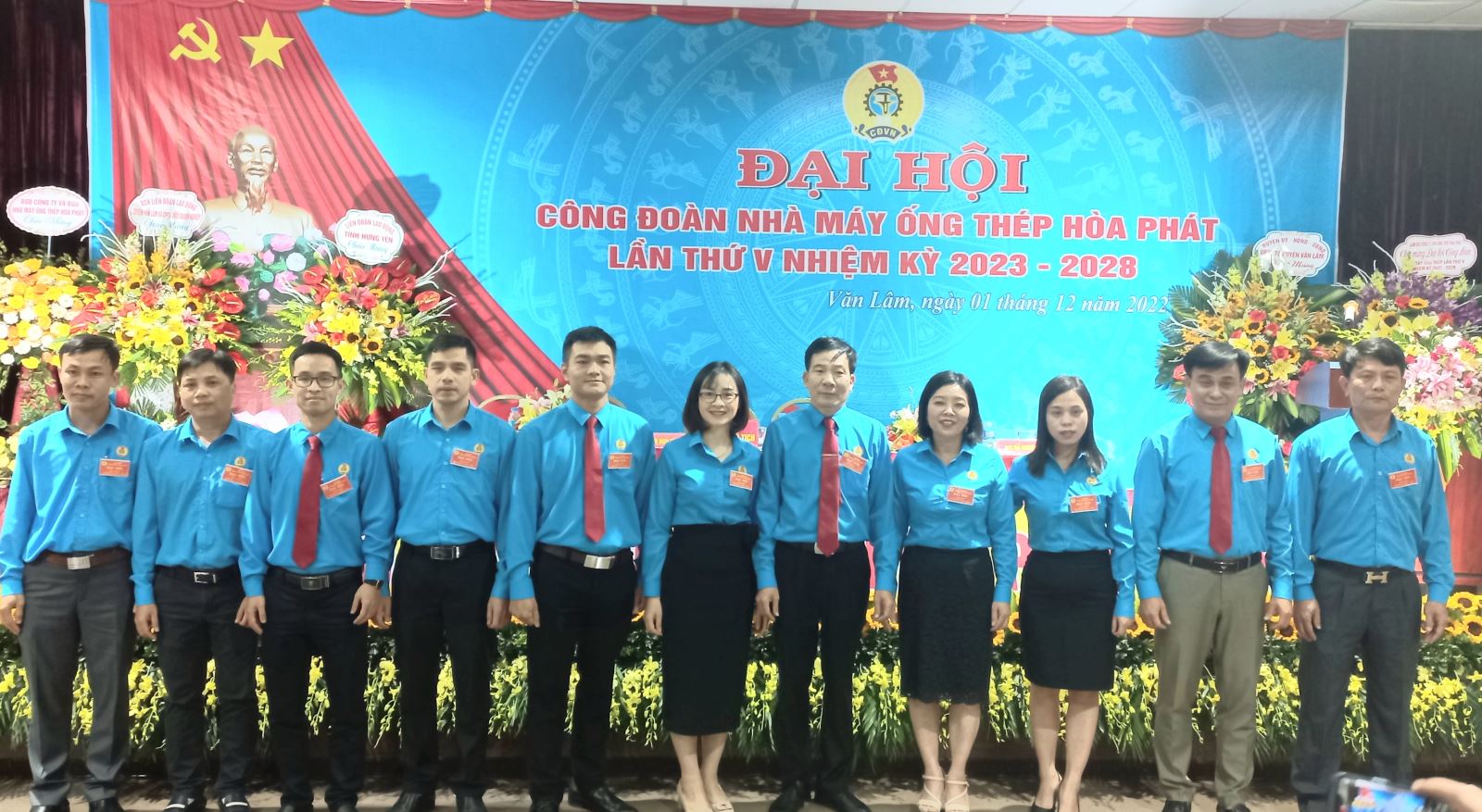 Đại hội điểm công đoàn cơ sở Nhà máy Ống thép Hòa Phát,  nhiệm kì 2023- 2028