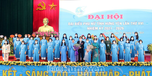 Đại hội Đại biểu Phụ nữ tỉnh Hưng Yên lần thứ XVI, nhiệm kỳ 2021-2026 thành công tốt đẹp