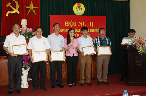 LĐLĐ tỉnh Hưng Yên sơ kết hoạt động công đoàn 6 tháng đầu năm 2017