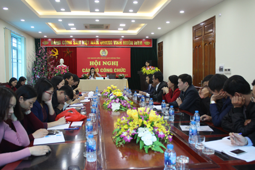 Hội nghị cán bộ công chức cơ quan Liên đoàn Lao động tỉnh Hưng Yên năm 2019