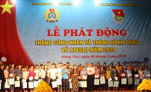 Hưng Yên - Phát động Tháng công nhân và Tháng hành động về An toàn, vệ sinh lao động năm 2019