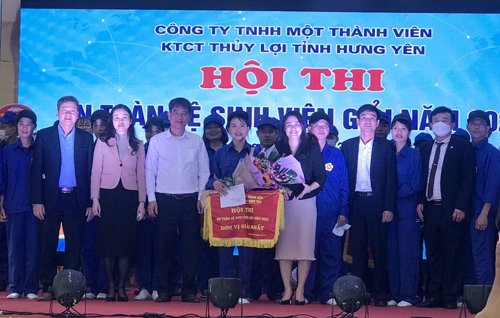 Công ty TNHH MTV khai thác công trình thủy lợi tỉnh Hưng Yên tổ chức Hội thi An toàn vệ sinh viên giỏi năm 2022.