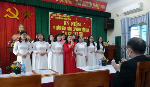 Trường mầm non Đồng Tiến huyện Khoái Châu tổ chức tọa đàm Kỉ niệm 91 năm ngày thành lập Hội Liên hiệp Phụ nữ Việt Nam  và 11 năm Ngày Phụ nữ Việt Nam
