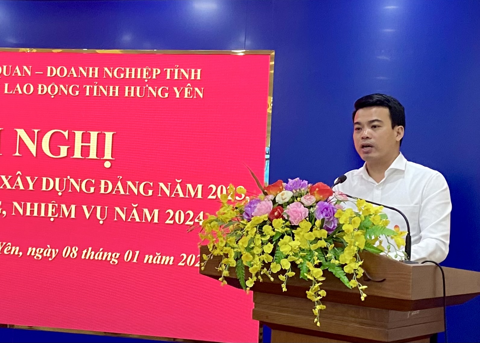Đảng bộ Liên đoàn Lao động tỉnh Hưng Yên tổng kết công tác xây dựng Đảng năm 2023