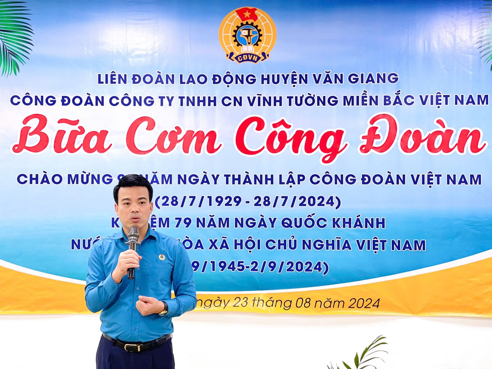 Công đoàn Công ty Công đoàn Công ty TNHH Công nghiệp Vĩnh Tường Miền Bắc Việt Nam tổ chức “Bữa cơm Công đoàn” cho công nhân lao động