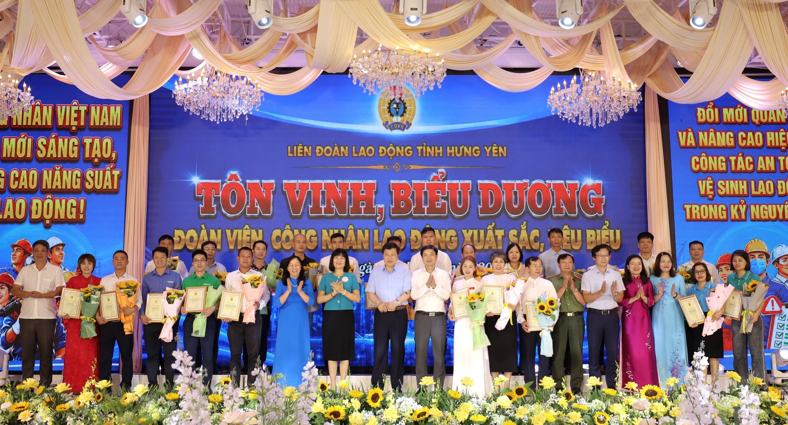 Liên đoàn Lao động tỉnh Hưng Yên tổ chức Lễ phát động Tháng Công nhân - Tháng hành động về An toàn vệ sinh lao động năm 2026
