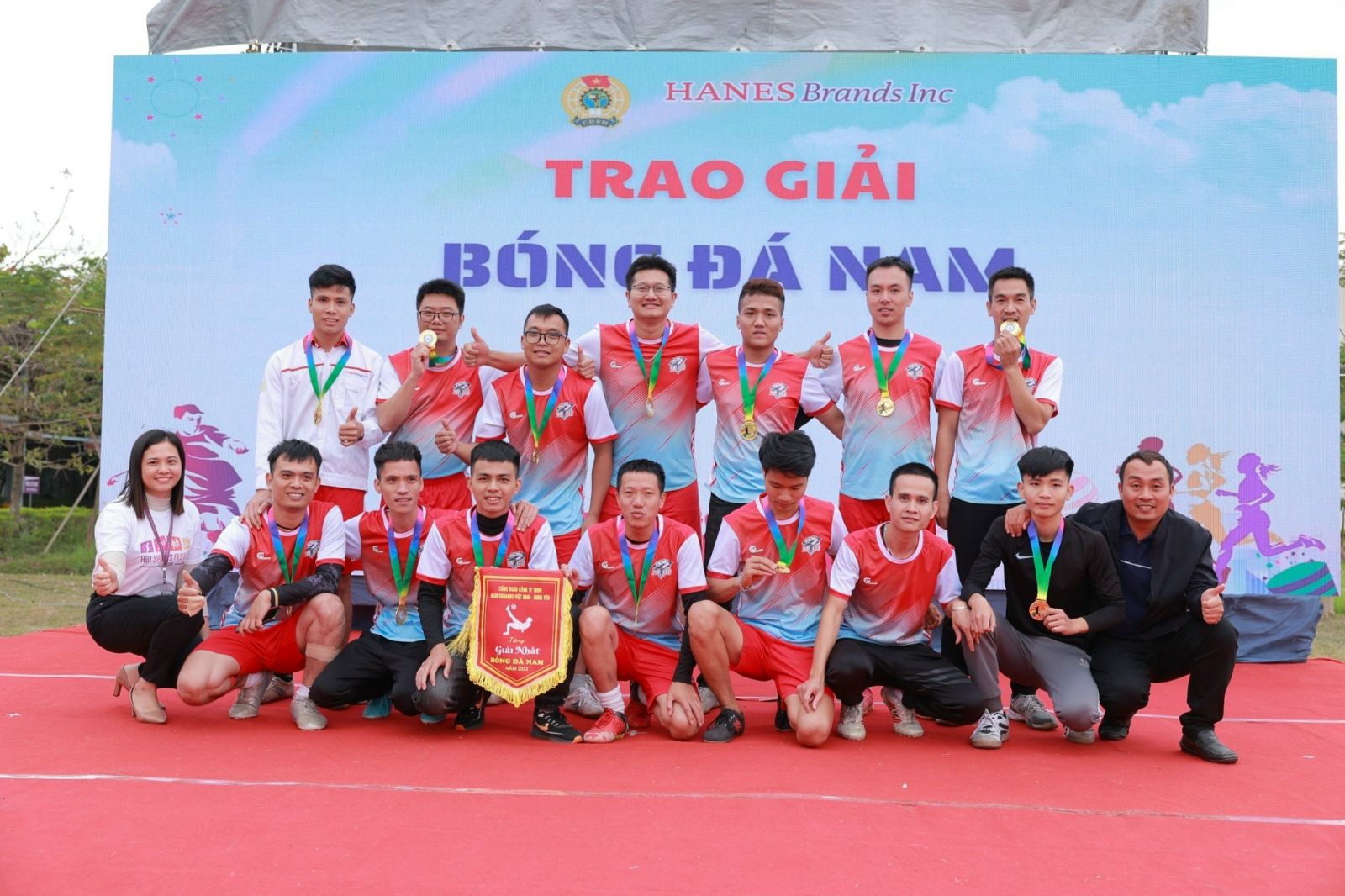 Công ty TNHH HanesBrands Việt Nam tổ chức Hội thao  trong cán bộ, công nhân viên năm 2023